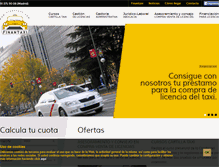 Tablet Screenshot of finantaxi.com